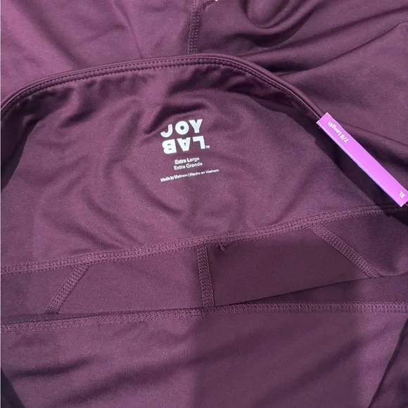 JoyLab Womenโs Plum 7/8 High Rise Leggings - Picture 4 of 4